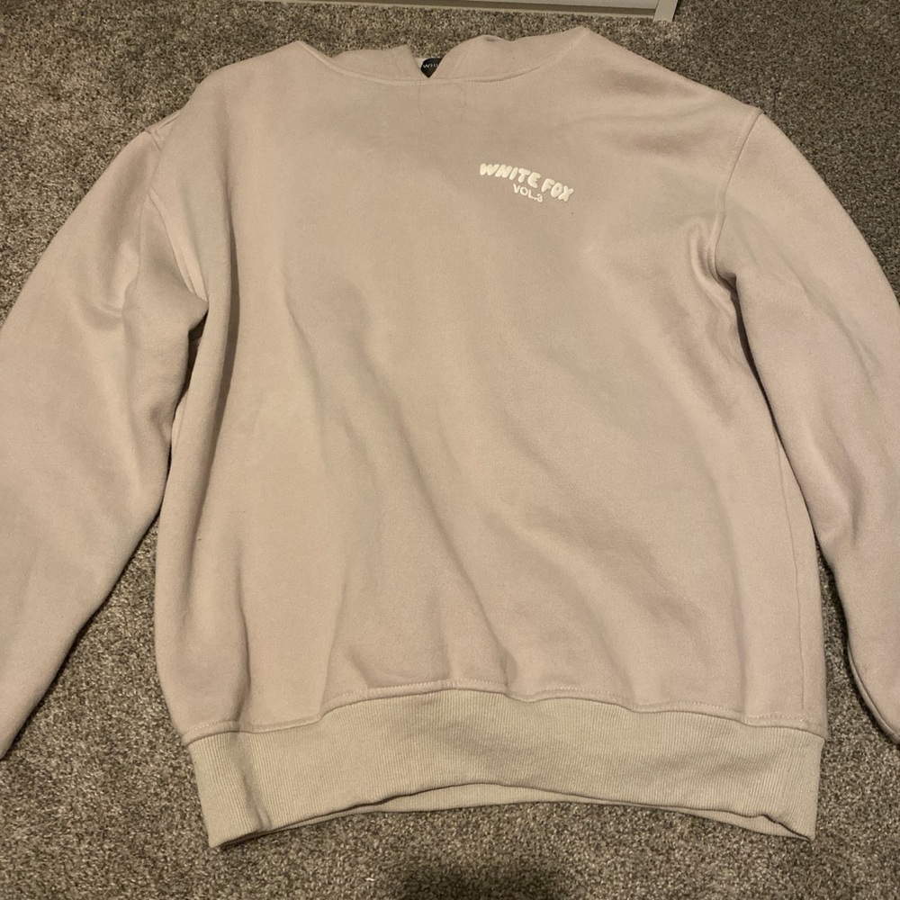 white fox hoodie